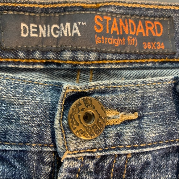 Denigma 1912 Wrestler—Straight 741 in Dark Navy - Picture 4 of 5